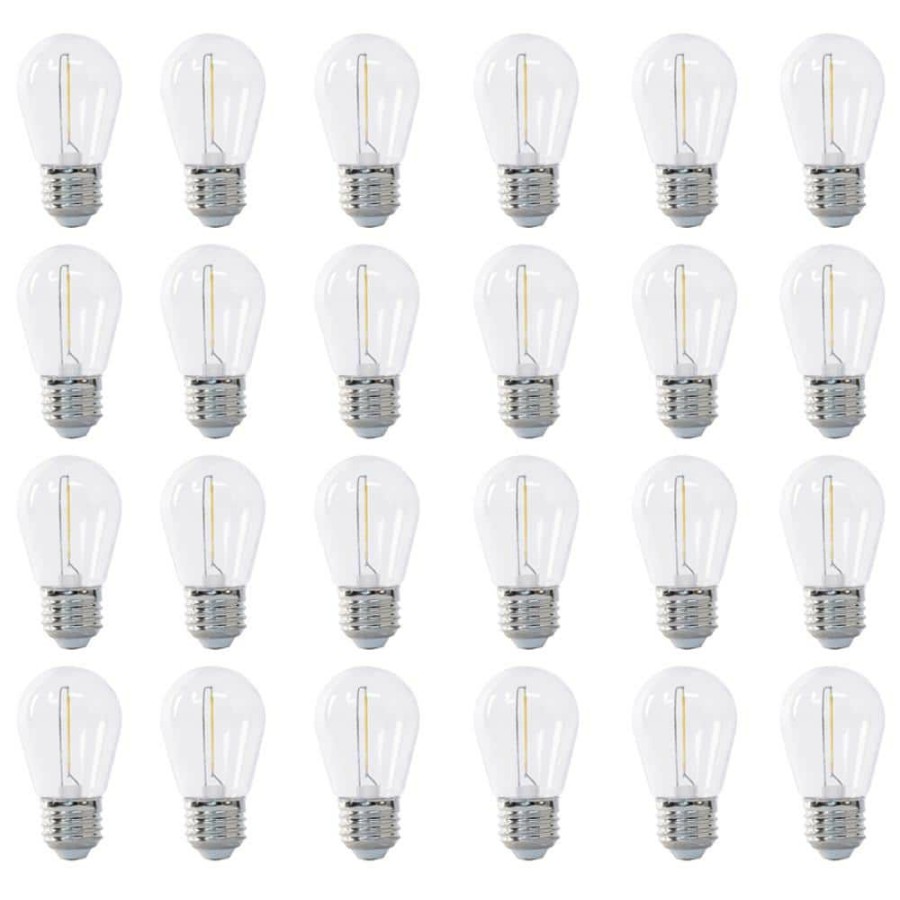 Light Bulbs * | 11-Watt Equivalent S14 String Light Led Light Bulb, 2200K (24-Pack) By Feit Electric