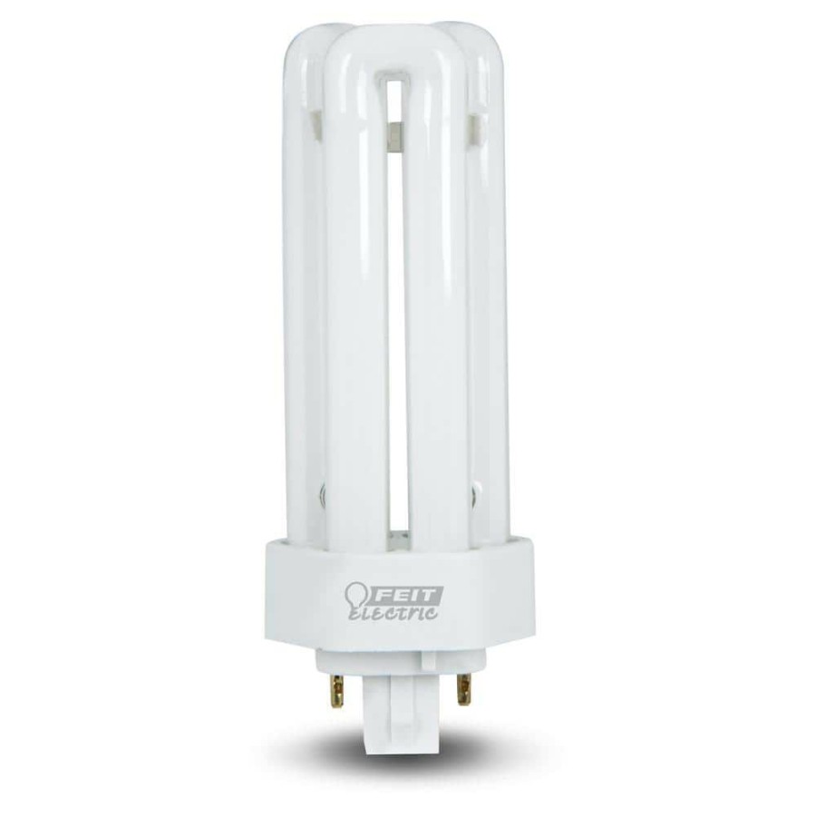 Light Bulbs * | 26-Watt Equivalent Pl Cflni Triple Tube 4-Pin Gx24Q-3 Base Compact Fluorescent Cfl Light Bulb, Cool White 4100K By Feit Electric