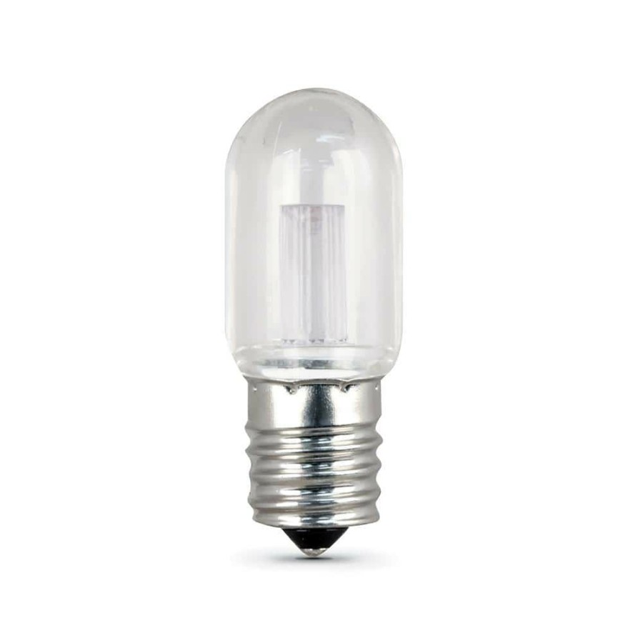 Light Bulbs * | 15-Watt Equivalent T7 Clear Glass Intermediate E17 Base Appliance Led Light Bulb, Warm White 3000K By Feit Electric