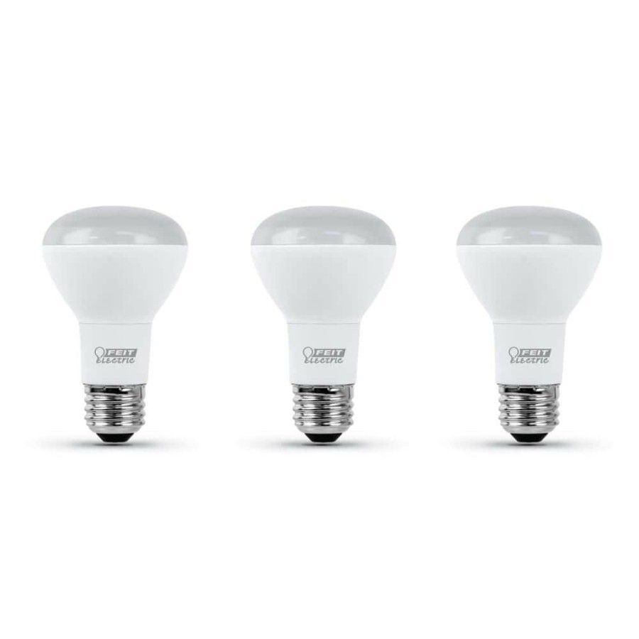 Light Bulbs * | 75-Watt Equivalent R20 Dimmable Energy Star Flood Led Light Bulb, 5000K Daylight (3-Pack) By Feit Electric