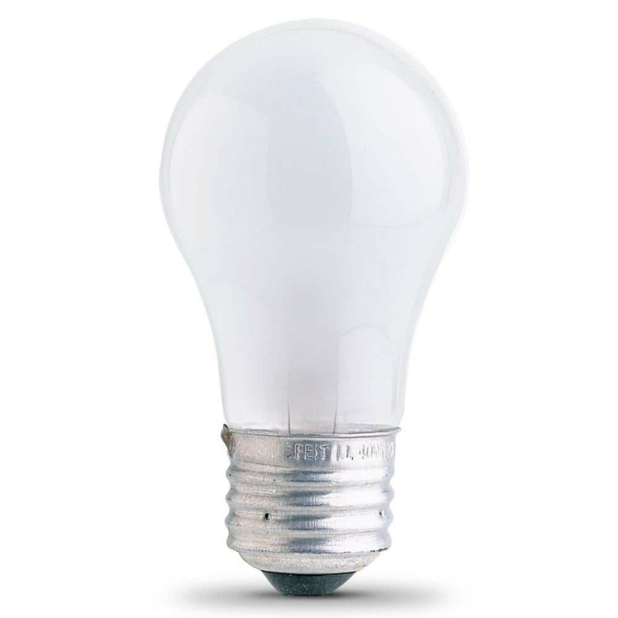 Light Bulbs * | 25-Watt Soft White (2700K) A15 Frosted Glass E26 Base Dimmable Incandescent Appliance Light Bulb By Feit Electric