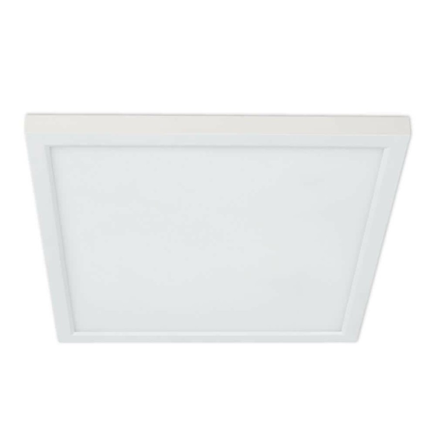 Recessed Lighting * | 5/6 In. J Box 12-Watt 90 Cri Selectable Cct Integrated Led Retrofit Square Color Flat Panel Recessed Light Trim (4-Pack) By Feit Electric