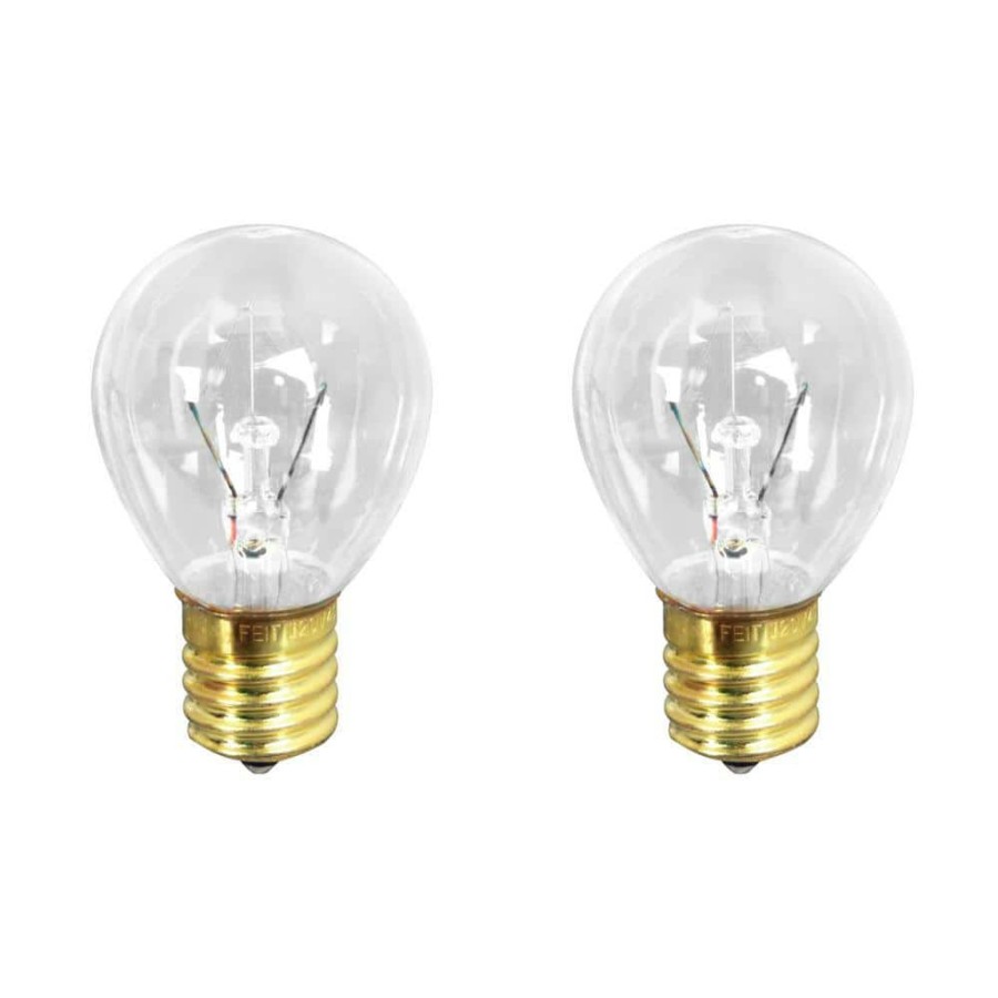 Light Bulbs * | 25-Watt Soft White (2700K) S11 Intermediate E17 Base Dimmable Incandescent Light Bulb (2-Pack) By Feit Electric