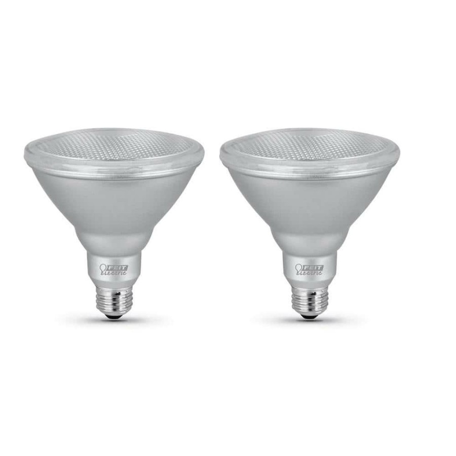 Light Bulbs * | 90-Watt Equivalent Par38 Dimmable Security Or Track Lighting Energy Star 90+ Cri Flood Led Light Bulb, Daylight (2-Pack) By Feit Electric