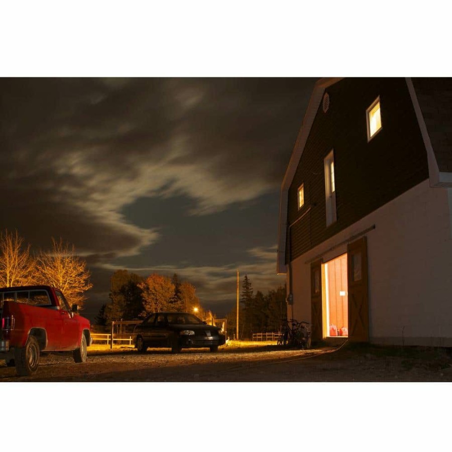 Outdoor Lighting * | 28-Watt Bronze Outdoor Security Adjustable Dual Head Integrated Led Flood Light, Daylight By Feit Electric