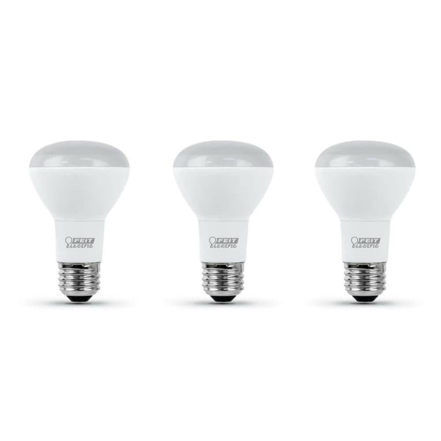 Light Bulbs * | 45-Watt Equivalent R20 Dimmable Cec Compliant Led Energy Star 90+ Cri Flood Light Bulb, Soft White (3-Pack) By Feit Electric