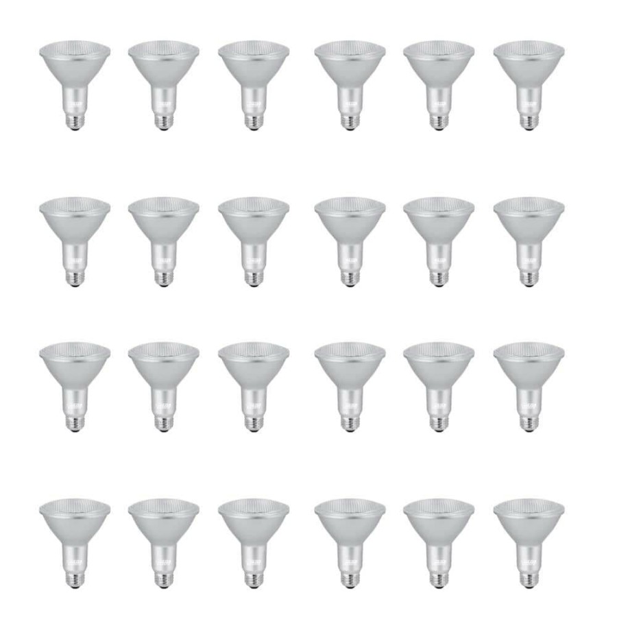 Light Bulbs * | 75-Watt Equivalent Par30 Dimmable Cec Compliant Led Energy Star 90+ Cri Flood Light Bulb Bright White (24-Pack) By Feit Electric