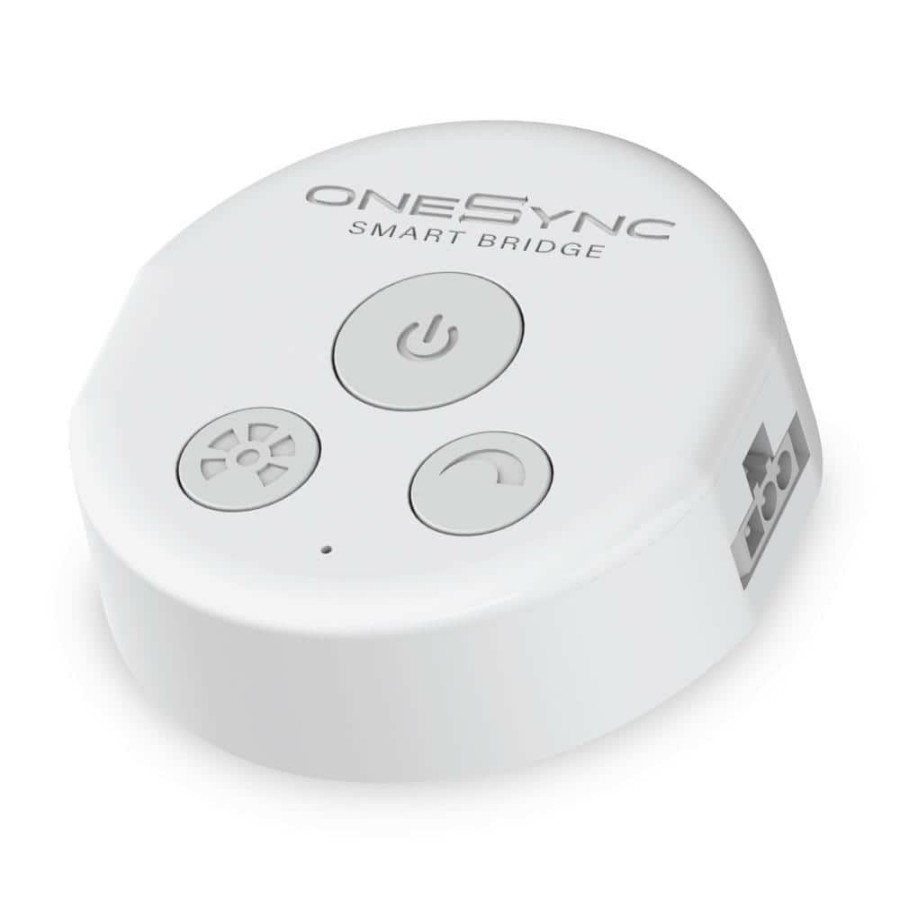 Cabinet Lights * | Onesync Under Cabinet White Wi-Fi Smart Bridge App Control Master Switch By Feit Electric