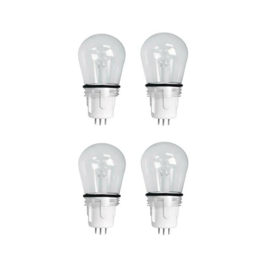 Outdoor Lighting * | Replacement String Light Color Changing Led S14 Bulbs (4-Pack) By Feit Electric