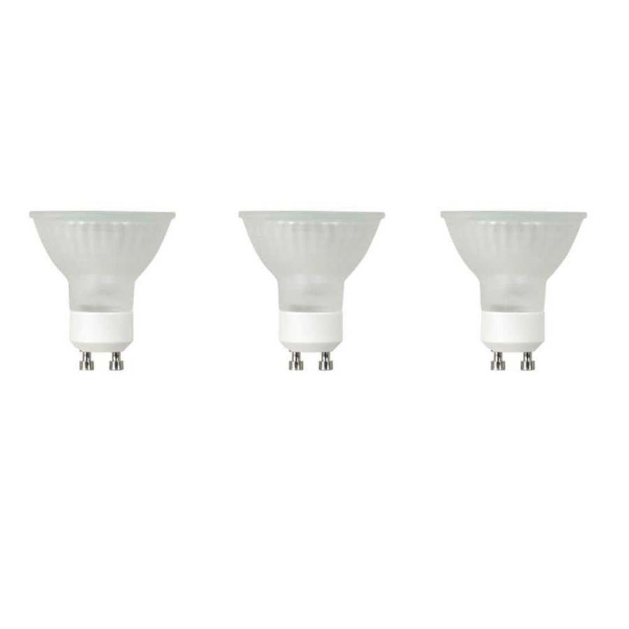 Light Bulbs * | 35-Watt Bright White (2700K) Mr16 Gu10 Bi-Pin Base Dimmable Halogen Light Bulb (3-Pack) By Feit Electric