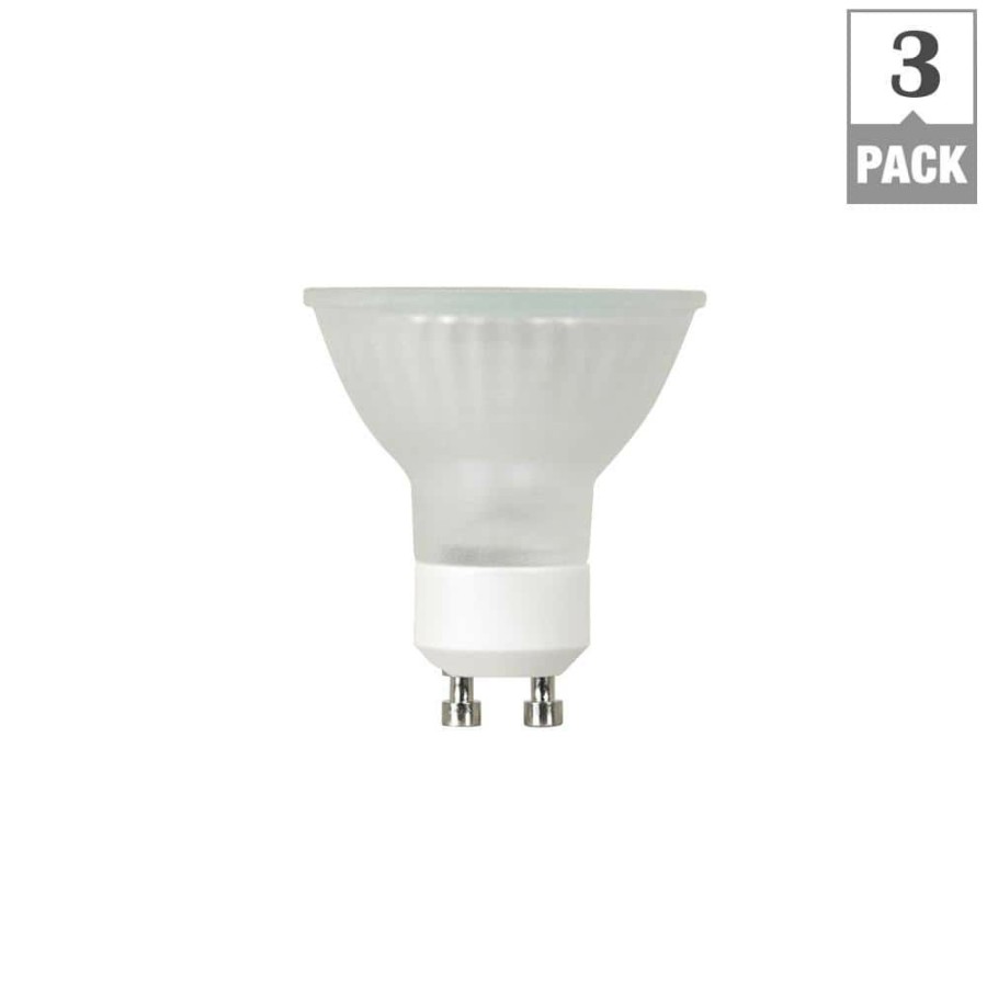 Light Bulbs * | 35-Watt Bright White (2700K) Mr16 Gu10 Bi-Pin Base Dimmable Halogen Light Bulb (3-Pack) By Feit Electric