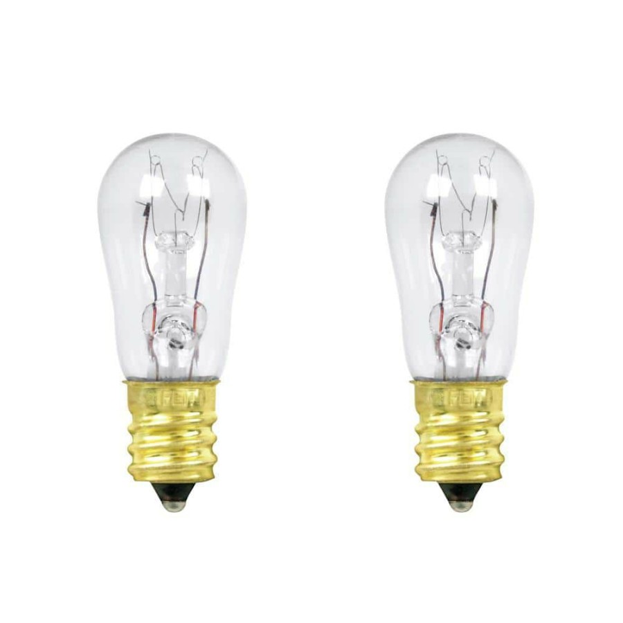 Light Bulbs * | 6-Watt Soft White (2700K) S6 Candelabra E12 Base Dimmable Incandescent Light Bulb (2-Pack) By Feit Electric