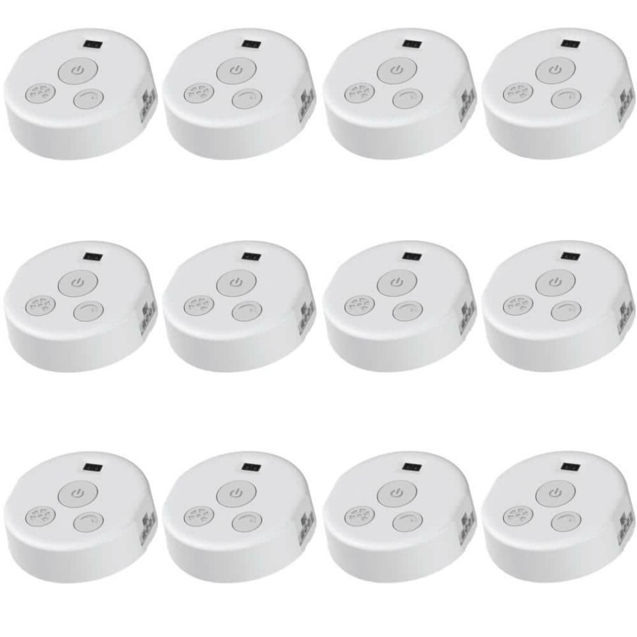 Cabinet Lights * | Onesync Under Cabinet White Hand Wave Motion Sensor Master Switch (12-Pack) By Feit Electric