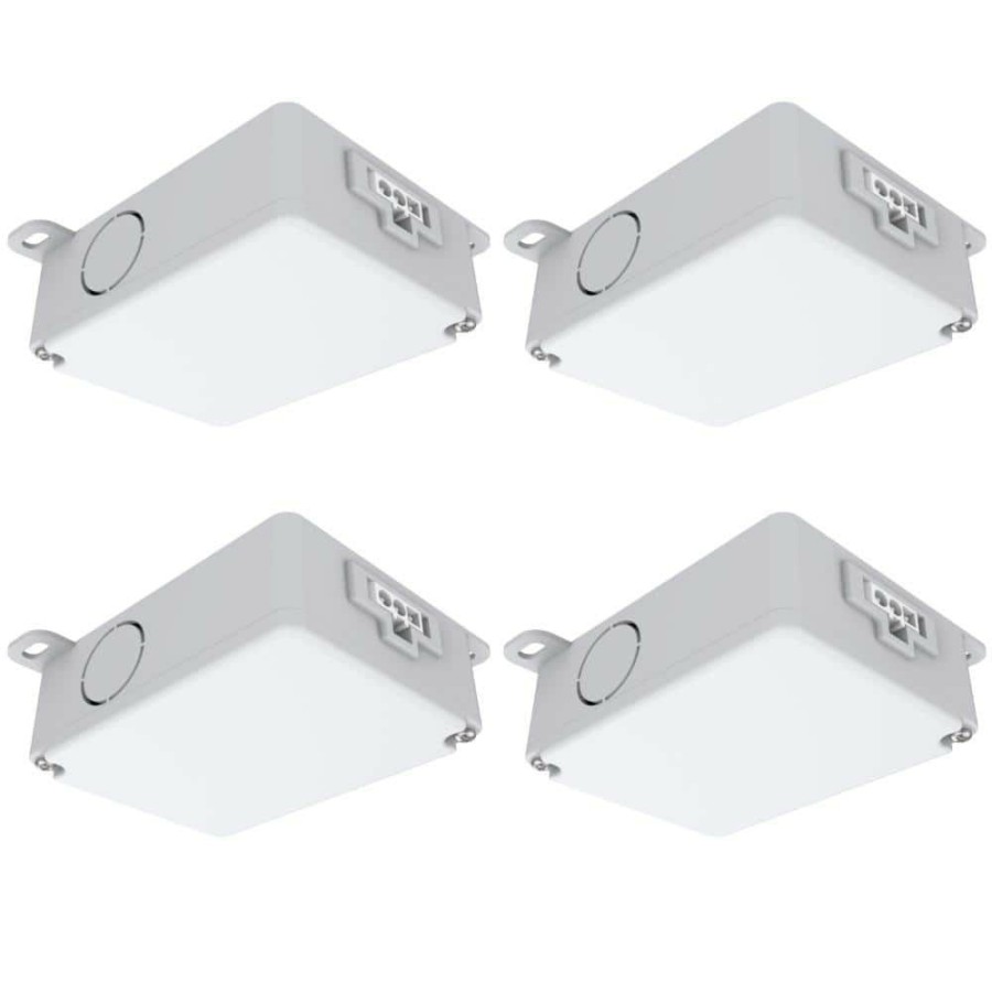 Cabinet Lights * | Under Cabinet Hard Wire Converter Box Replacement Master Switch (4-Pack) By Feit Electric