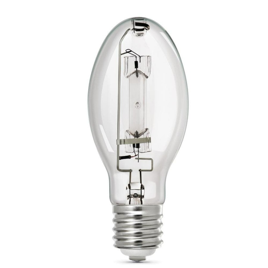 Light Bulbs * | 175-Watt Ed28 Shape Clear Mercury Vapor High Intensity Discharge E39 Mogul Base Hid Light Bulb (1-Bulb) By Feit Electric