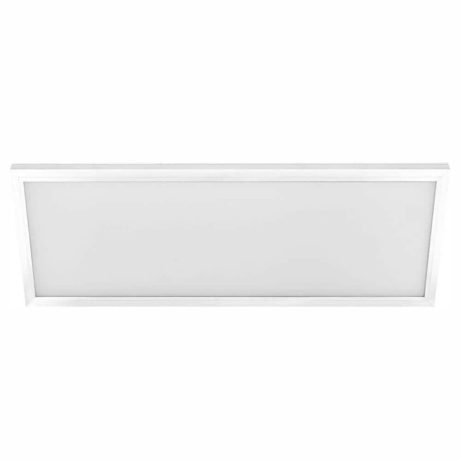 Commercial Lighting * | 1 Ft. X 2 Ft. 23-Watt 2000 Lumens Dimmable White Integrated Led Edge-Lit Flat Panel Flush Mount Light Color Changing Cct By Feit Electric