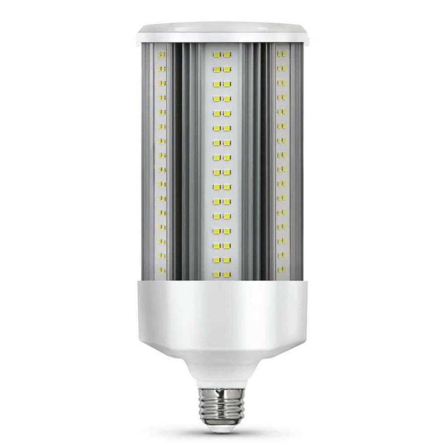 Light Bulbs * | 500-Watt Equivalent Corn Cob E26 With E39 Mogul Adapter High Lumen Hid Utility Led Light Bulb Daylight (5000K) (1-Bulb) By Feit Electric